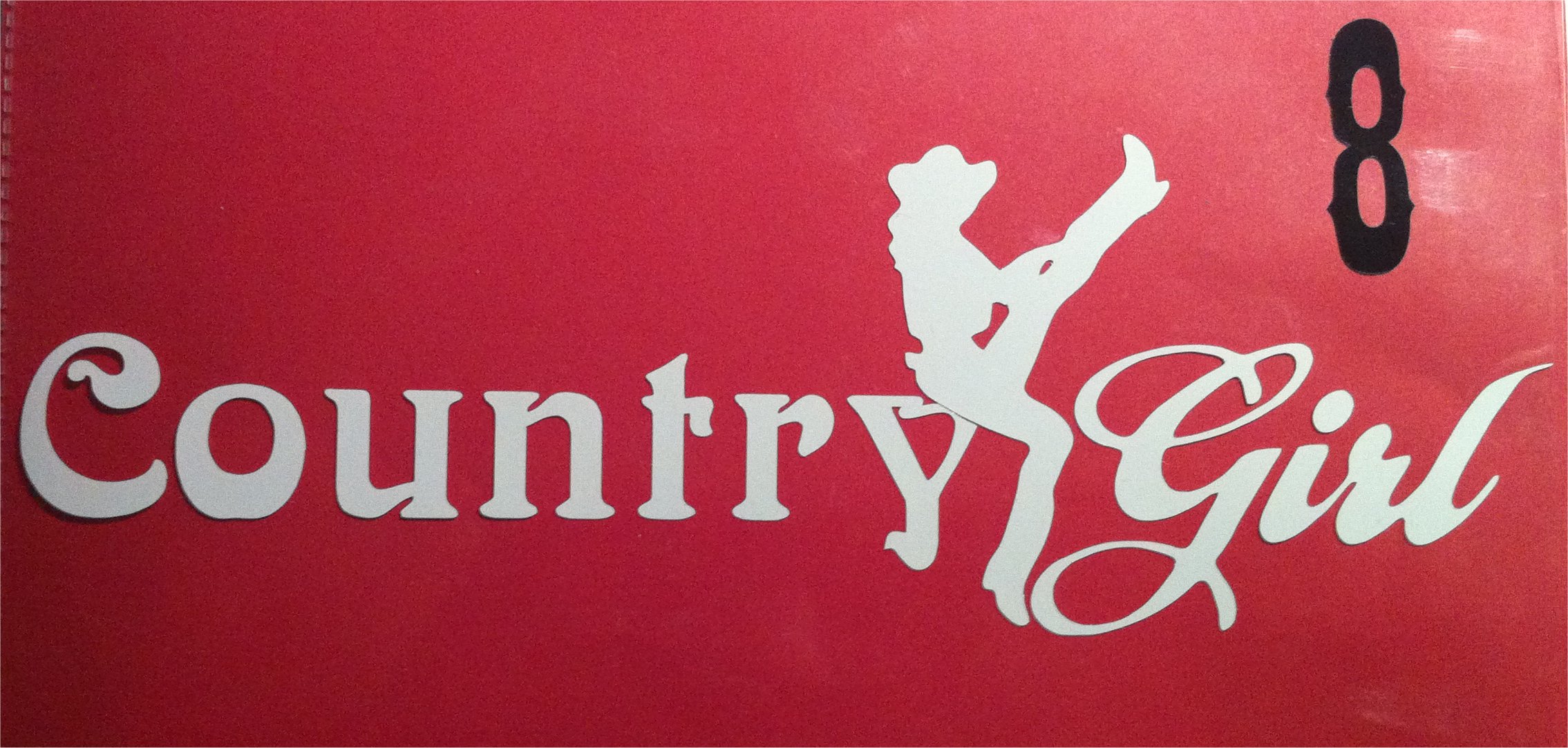 Country Girl 21cm x 7cm